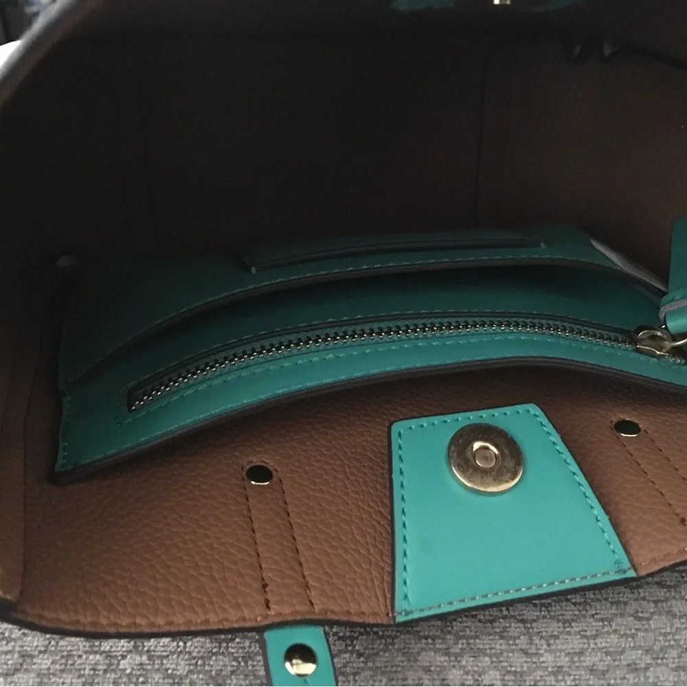Calvin Klein Multicolor Signature Logo Mini Tote Bag with Crossbody Strap